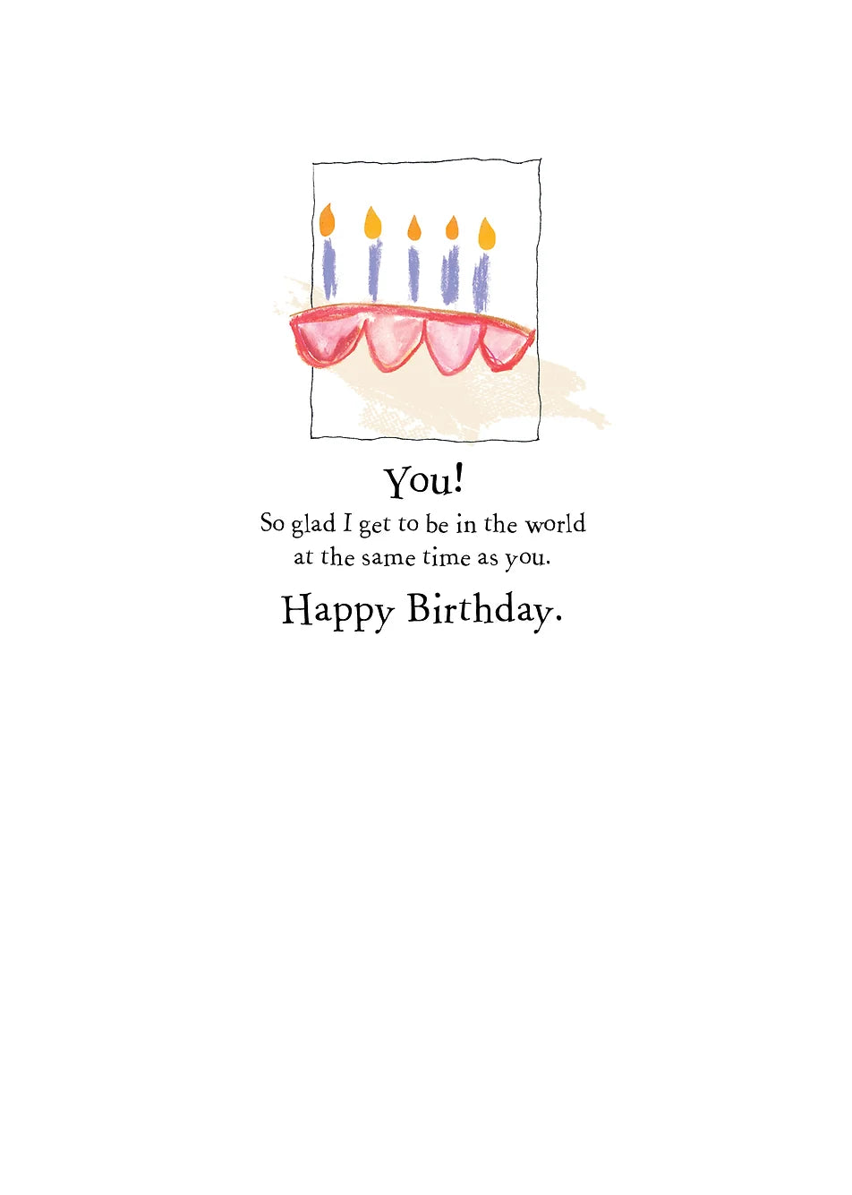 BIRTHDAY CARD - A Beautiful Thing Happened