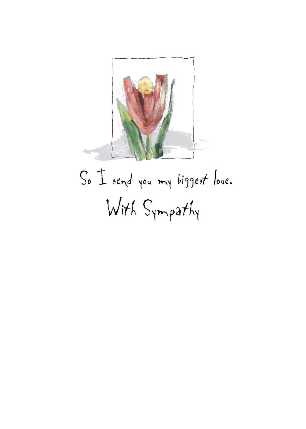 SYMPATHY CARD - Words Fall Short