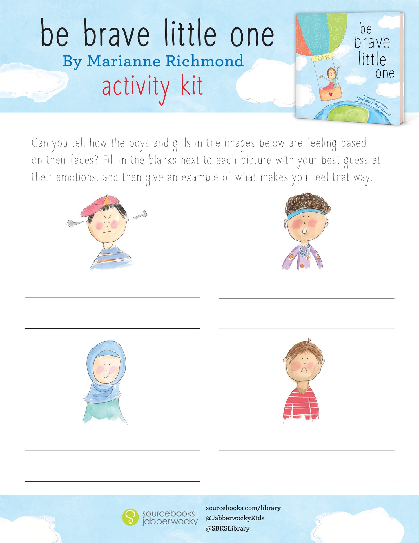 ACTIVITY KIT - Be Brave Little One (Digital Download)