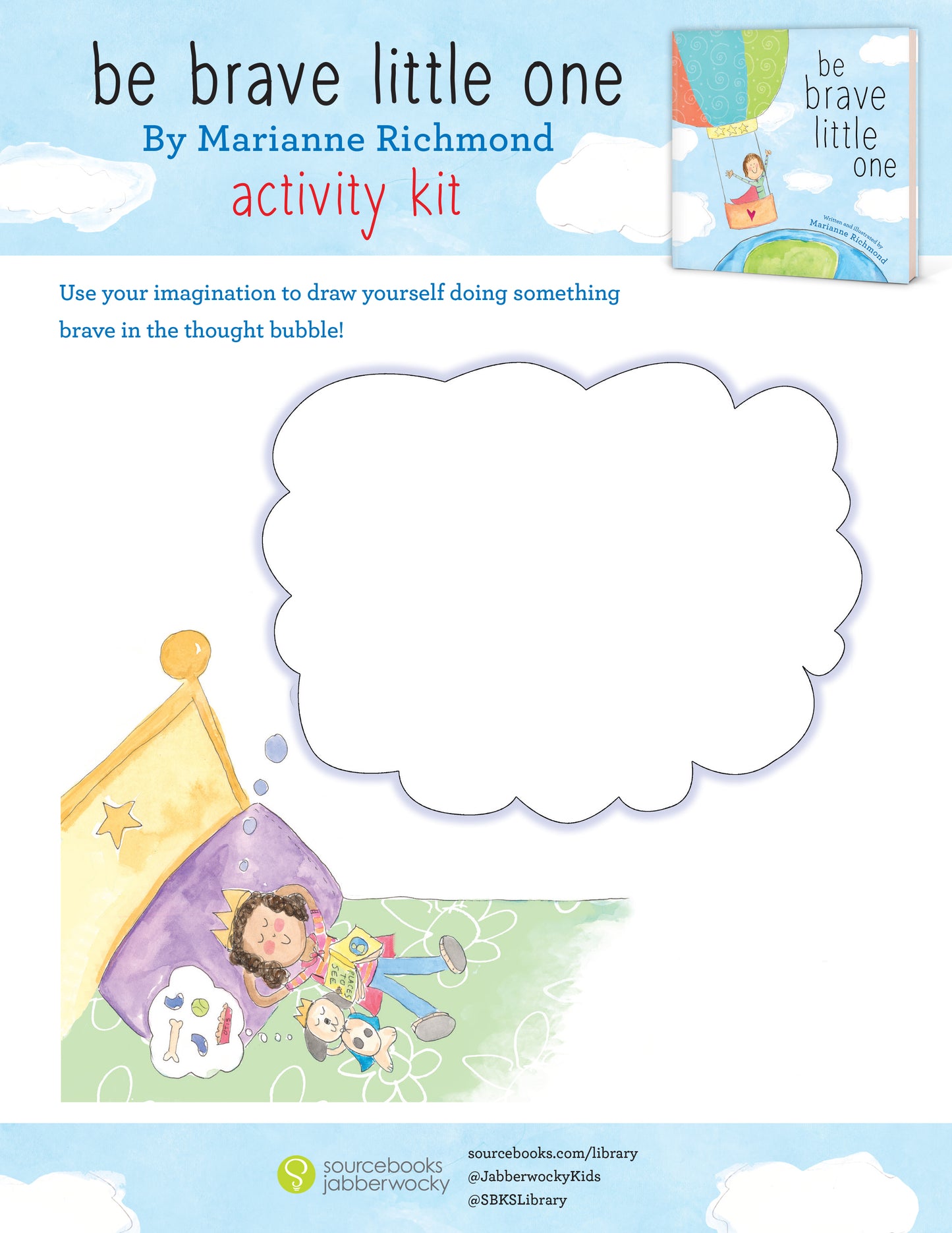 ACTIVITY KIT - Be Brave Little One (Digital Download)