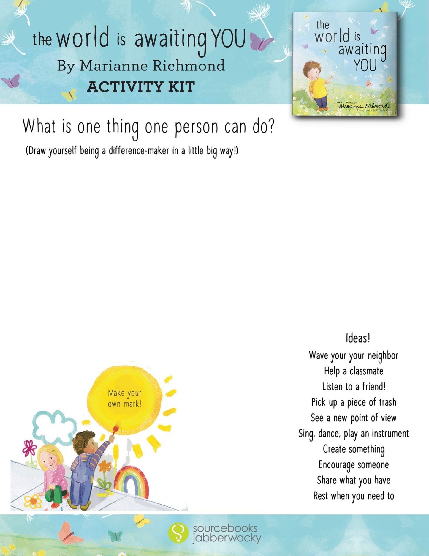 ACTIVITY KIT - The World is Awaiting You (Digital Download)