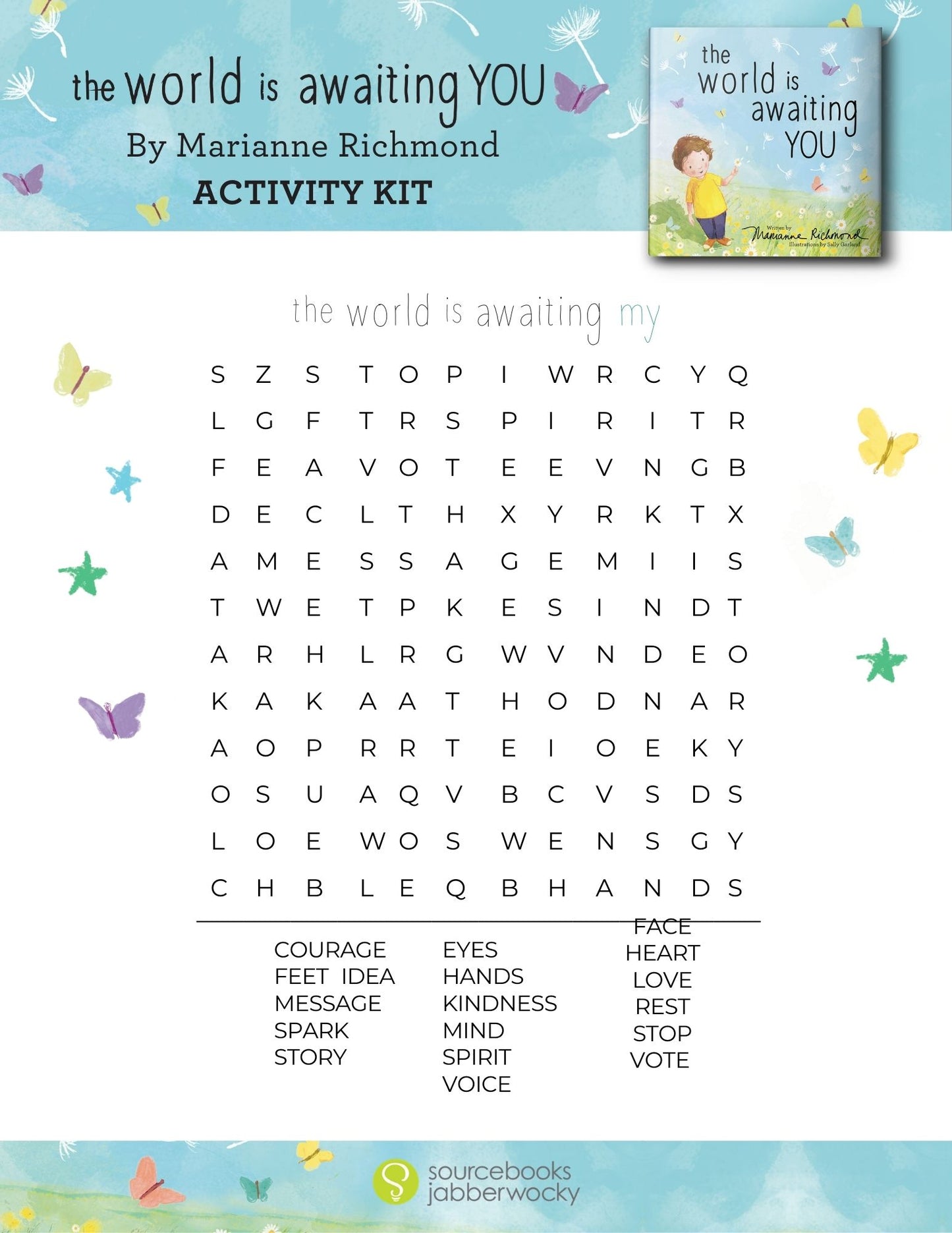 ACTIVITY KIT - The World is Awaiting You (Digital Download)