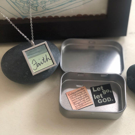 GIFT SET - Faith • Let Go Let God • Serenity Prayer