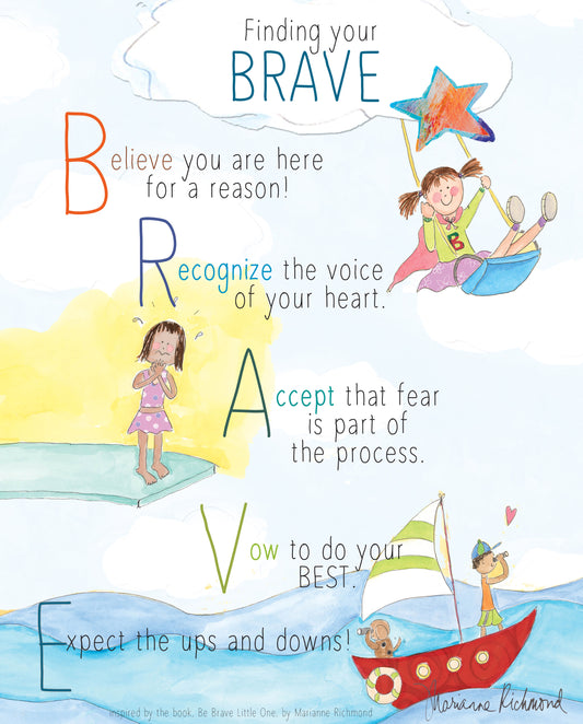 POSTER - Finding Your Brave (Digital Download)
