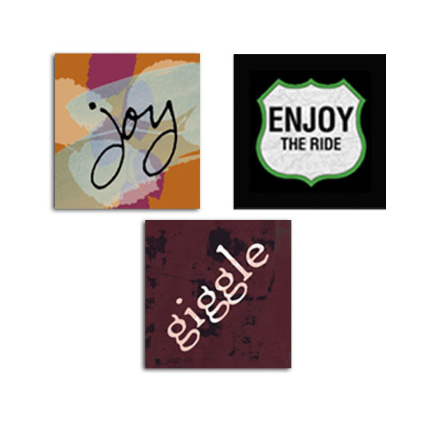 MAGNET SET - Joy • Enjoy the Ride • Giggle