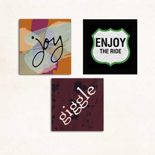 GIFT SET - Joy • Enjoy the Ride • Giggle
