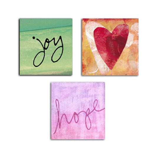 MAGNET SET - Joy • Love • Hope