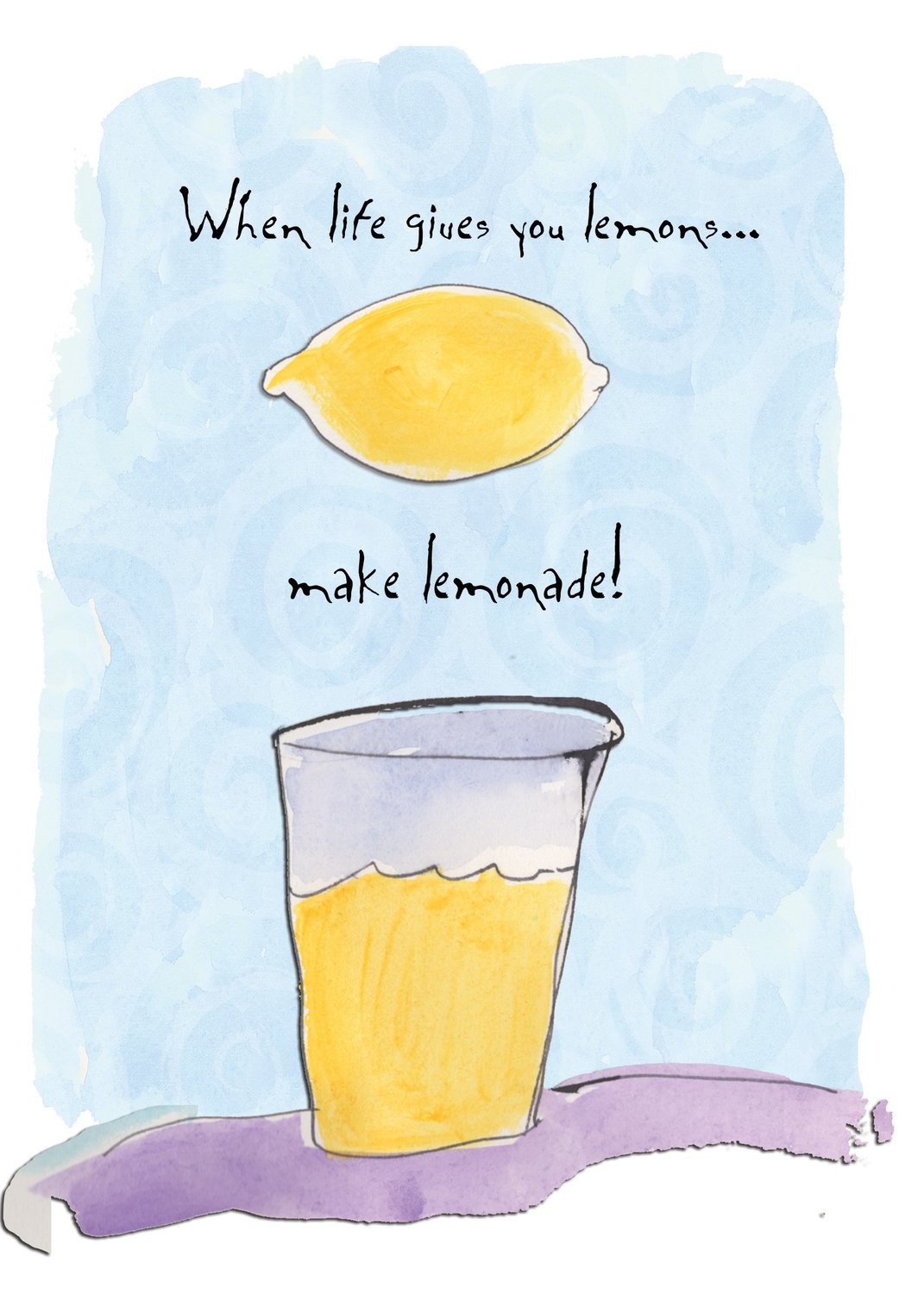 ENCOURAGEMENT CARD - Lemonade