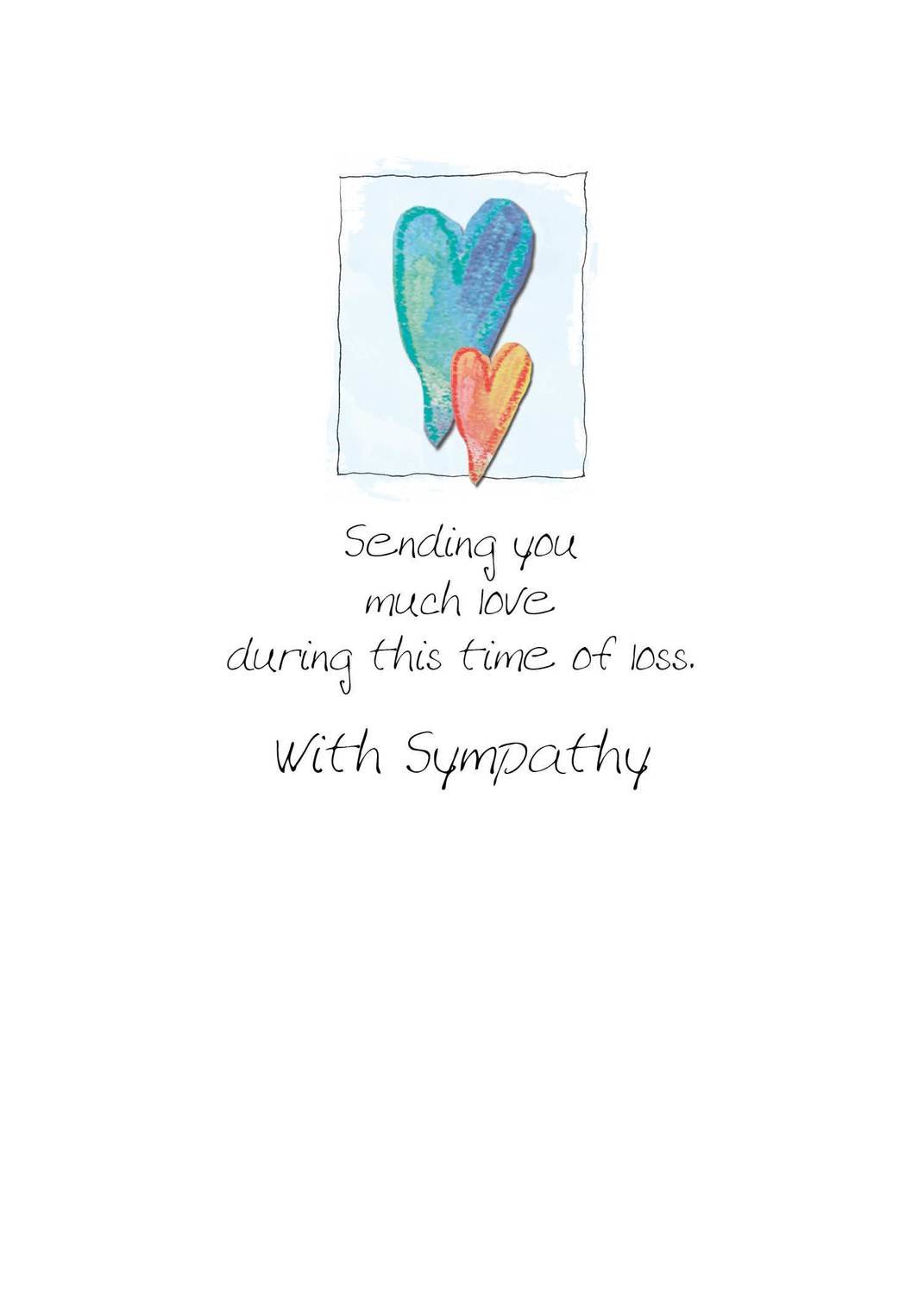 SYMPATHY CARD - Only Love