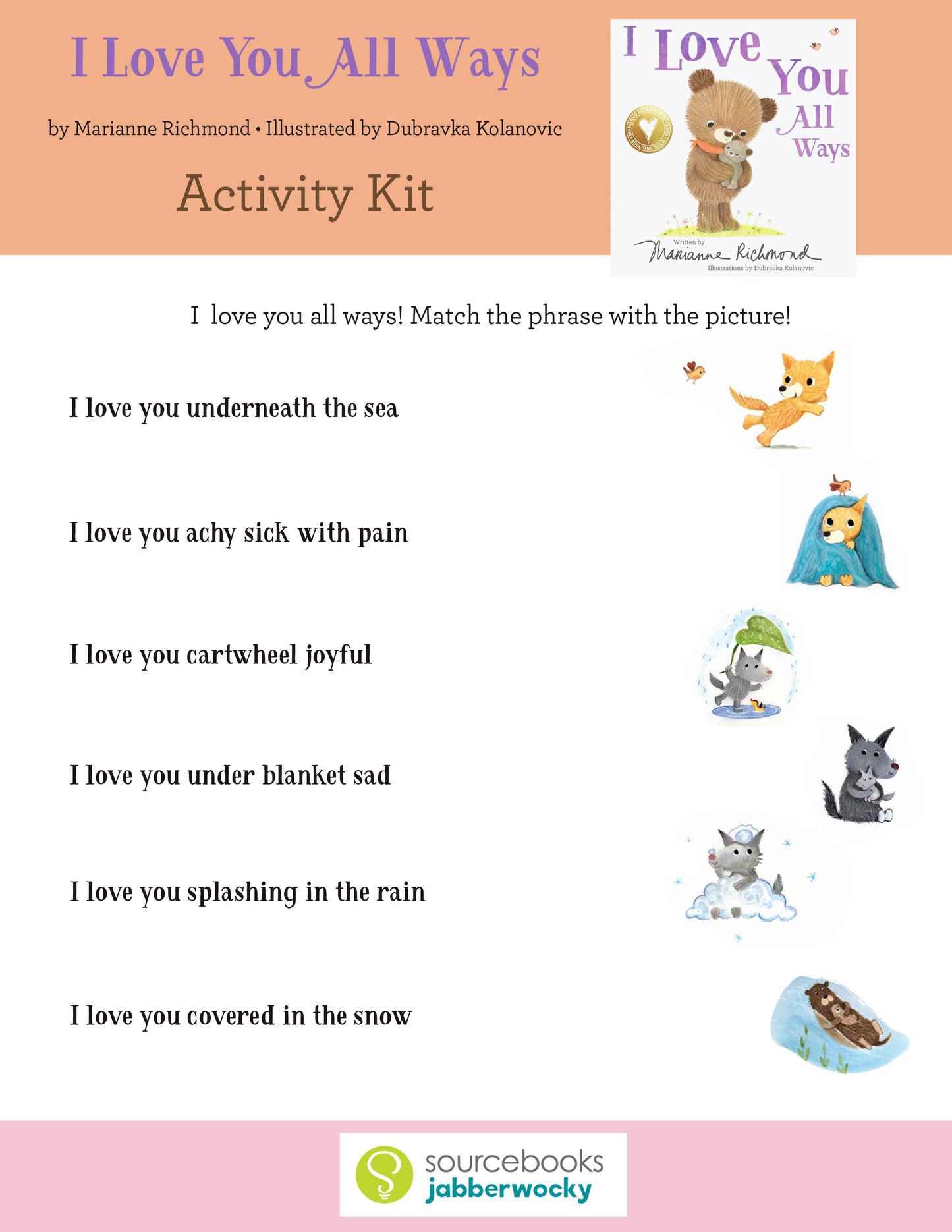 ACTIVITY KIT - I Love You All Ways ...  (Digital Download)