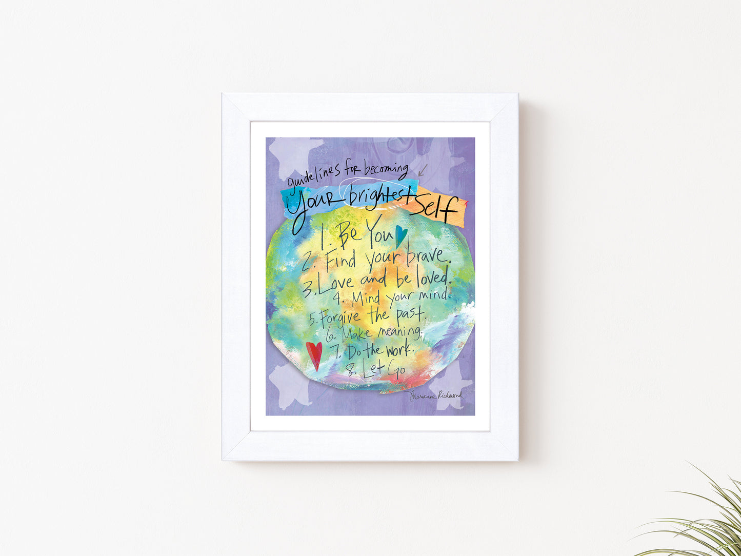 ART PRINT - Becoming your Brightest Self (World)