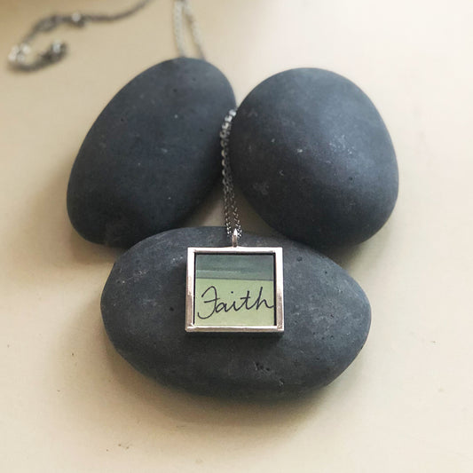 NECKLACE ONLY - Interchangeable Magnetic Square